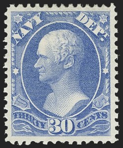 Sale 1135, Lot 533, Navy Department (Scott O35-O45)