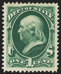 Sale 1135, Lot 539, State Department (Scott O57-O71)