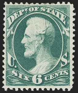 Sale 1135, Lot 542, State Department (Scott O57-O71), 6c State (O60) Sale 1135, Lot 542, State Department (Scott O57-O71)