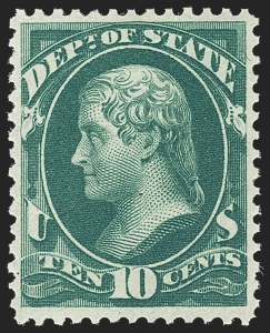 Sale 1135, Lot 544, State Department (Scott O57-O71)