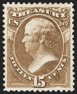 Sale 1135, Lot 559, Treasury Department (Scott O72-O82)