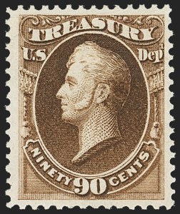 Sale 1135, Lot 562, Treasury Department (Scott O72-O82)