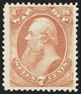 Sale 1135, Lot 567, War Department (Scott O83-O93)