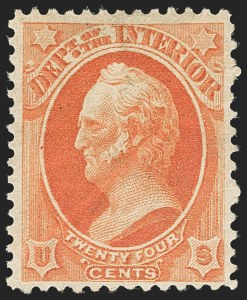 Sale 1135, Lot 575, 1879 American Bank Note Co. Printing on Soft Paper (Scott O94-O125)
