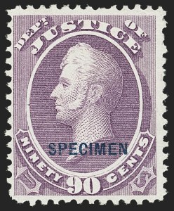 Sale 1135, Lot 619, Official Special Printings - Justice Department