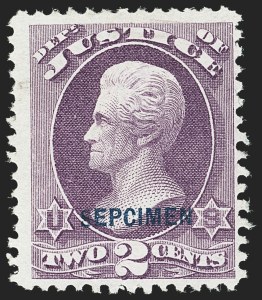 Sale 1135, Lot 621, Official Special Printings - Justice Department