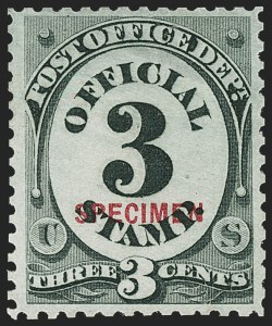 Sale 1135, Lot 642, Official Special Printings - Post Office Department