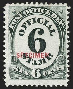 Sale 1135, Lot 643, Official Special Printings - Post Office Department