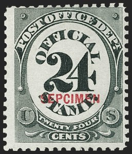 Sale 1135, Lot 653, Official Special Printings - Post Office Department