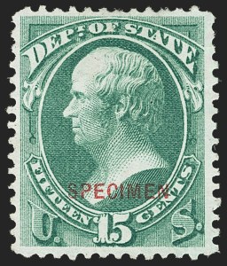 Sale 1135, Lot 659, Official Special Printings - State Department
