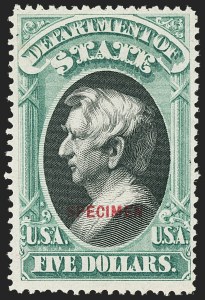 Sale 1135, Lot 664, Official Special Printings - State Department