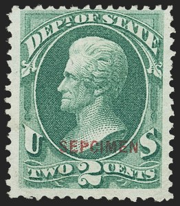 Sale 1135, Lot 668, Official Special Printings - State Department