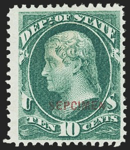 Sale 1135, Lot 672, Official Special Printings - State Department