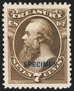 Sale 1135, Lot 680, Official Special Printings - Treasury Department