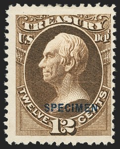 Sale 1135, Lot 682, Official Special Printings - Treasury Department