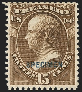Sale 1135, Lot 683, Official Special Printings - Treasury Department