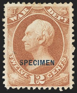 Sale 1135, Lot 691, Official Special Printings - War Department