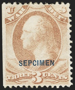 Sale 1135, Lot 698, Official Special Printings - War Department