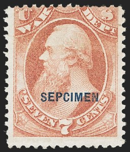 Sale 1135, Lot 700, Official Special Printings - War Department