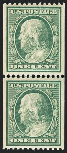 Sale Number 1138, Lot Number 1540, 1908-12 Issue (Scott 332-355)
