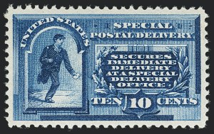 Sale 1138, Lot 1726, Special Delivery, Registration (Scott E1-E12a, F1)