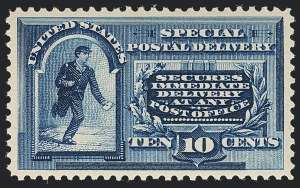 Sale 1138, Lot 1727, Special Delivery, Registration (Scott E1-E12a, F1)