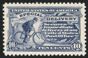 Sale 1138, Lot 1736, Special Delivery, Registration (Scott E1-E12a, F1)