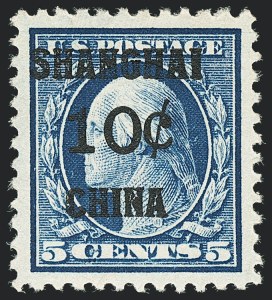 Sale 1138, Lot 1769, Offices in China (Scott K1-K17)