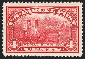 Sale 1138, Lot 1780, Parcel Post (Scott Q2-Q12, JQ4-QE4)