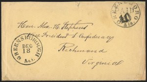 Sale 1139, Lot 165, Confederate States