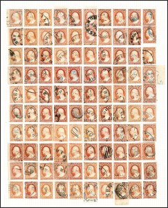 Sale 1139, Lot 38, 1851-56, 1861-68 Issues