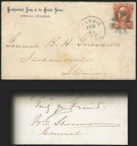 Sale 1139, Lot 7, Autographs and Free Franks