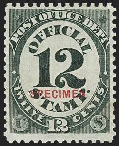 Sale 1140, Lot 1213, Officials, Special Printings, Collections