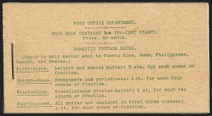 Sale 1140, Lot 1266, Complete Booklets (BK1-BK40)