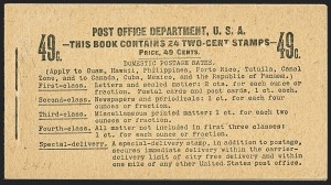 Sale 1140, Lot 1279, Complete Booklets (BK1-BK40)