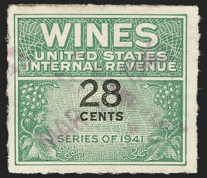 Sale 1140, Lot 1357, Revenues, Wine Stamps