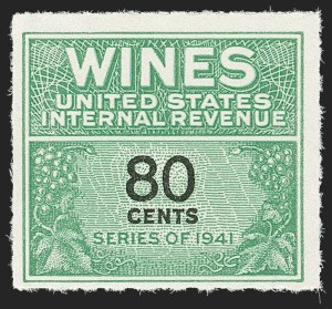 Sale 1140, Lot 1358, Revenues, Wine Stamps