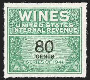 Sale 1140, Lot 1359, Revenues, Wine Stamps
