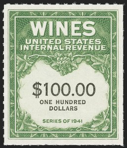 Sale 1140, Lot 1360, Revenues, Wine Stamps