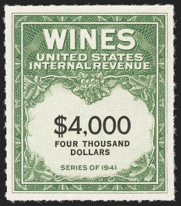 Sale 1140, Lot 1364, Revenues, Wine Stamps
