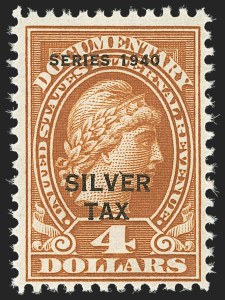 Sale 1140, Lot 1381, Revenues, Silver Tax