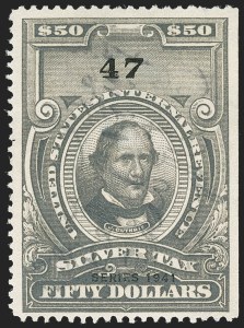 Sale 1140, Lot 1392, Revenues, Silver Tax