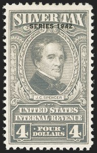 Sale 1140, Lot 1396, Revenues, Silver Tax