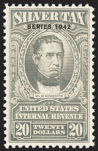 Sale 1140, Lot 1398, Revenues, Silver Tax