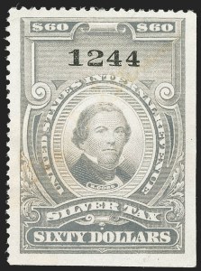 Sale 1140, Lot 1406, Revenues, Silver Tax