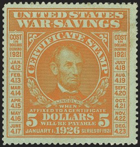 Sale 1140, Lot 1475, Savings Stamps, Seals, other Back-of-Book