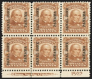 Sale 1140, Lot 1485, U.S. Possessions, Canal Zone