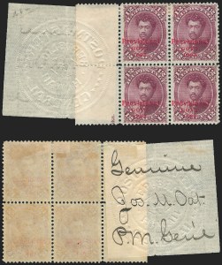 Sale 1140, Lot 1515, U.S. Possessions, Hawaii