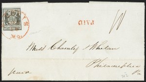 Sale 1140, Lot 284, Postmasters Provisionals