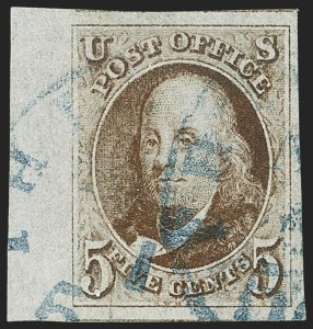 Sale 1140, Lot 287, 1847 Issue (Scott 1-2)